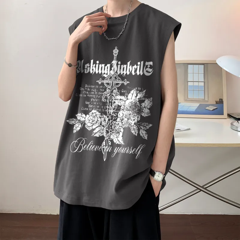 JINBEILE Tank Tops Unisex-22
