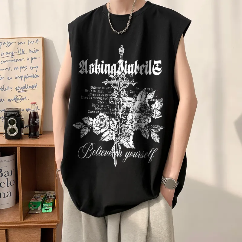 JINBEILE Tank Tops Unisex-3
