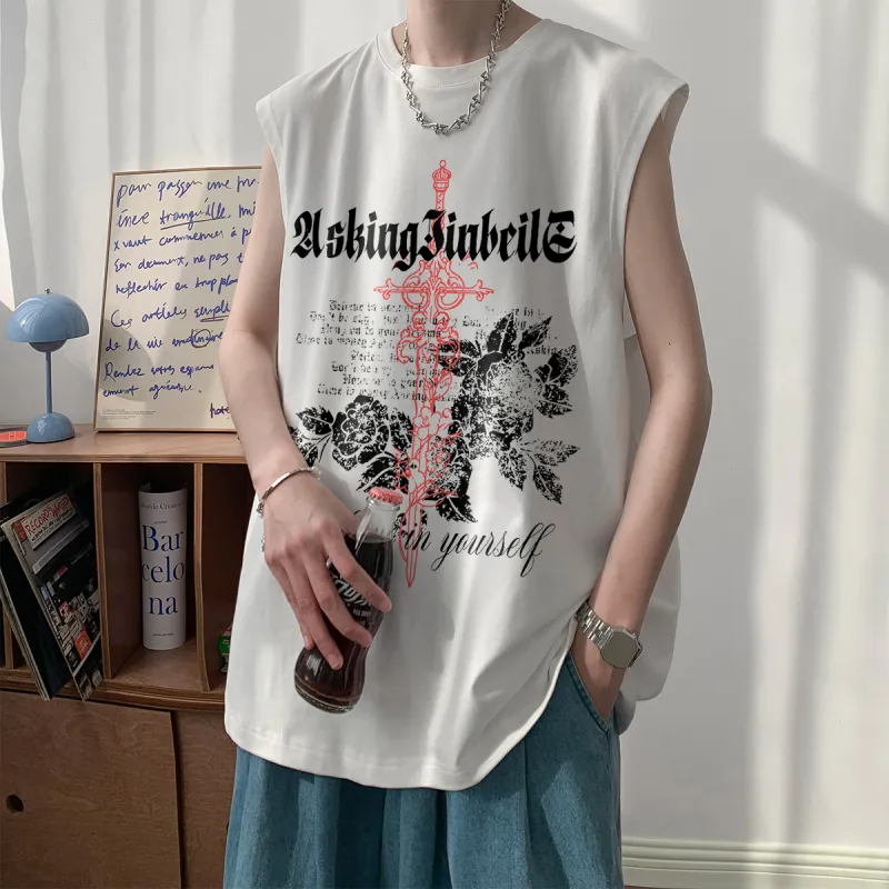 JINBEILE Tank Tops Unisex-18