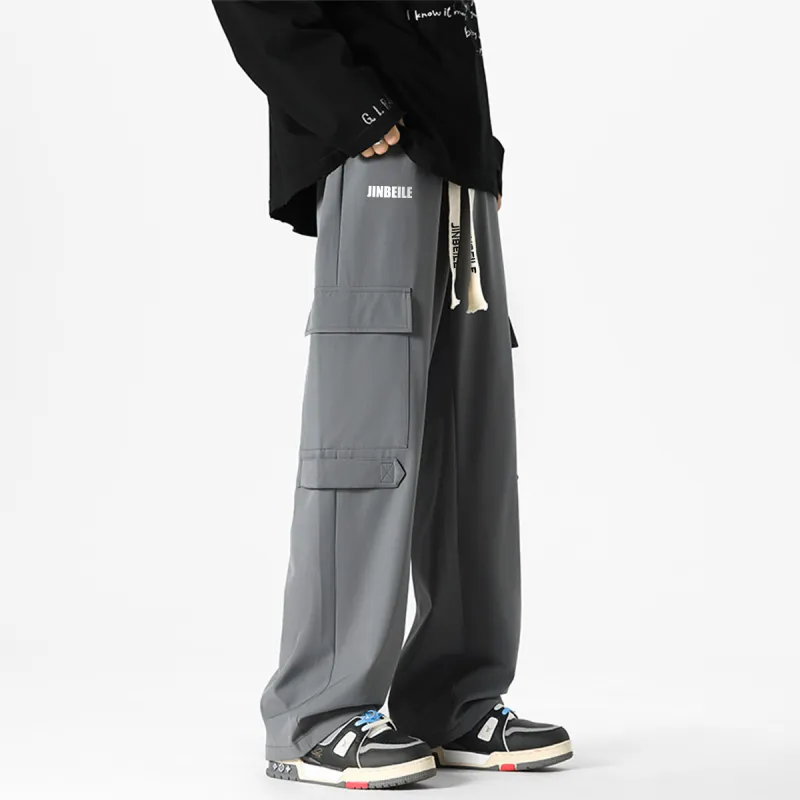 JINBEILE Cargo Pants Unisex-23