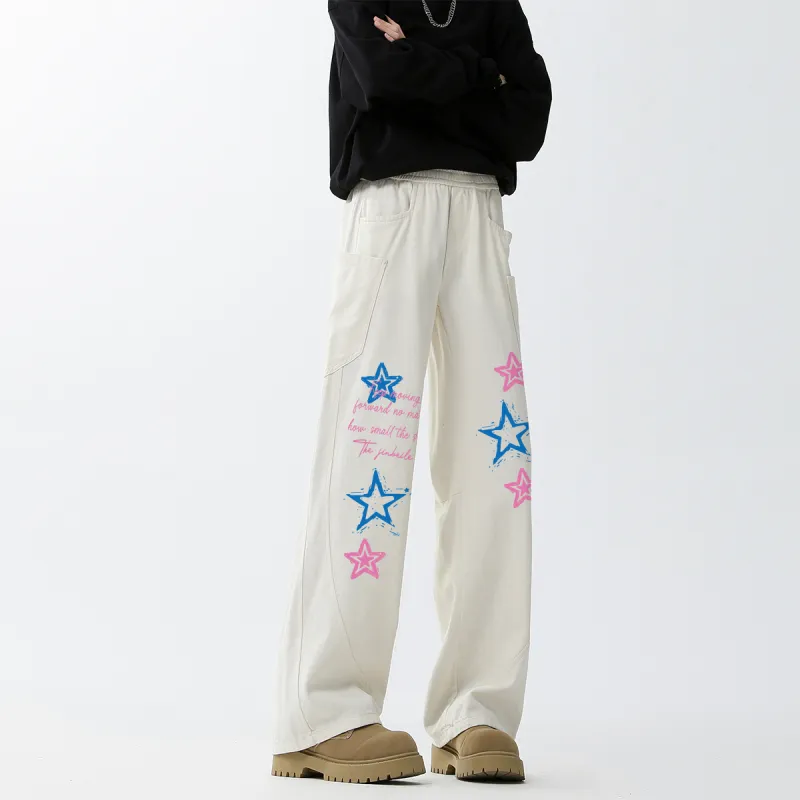 JINBEILE Jeans Unisex-8