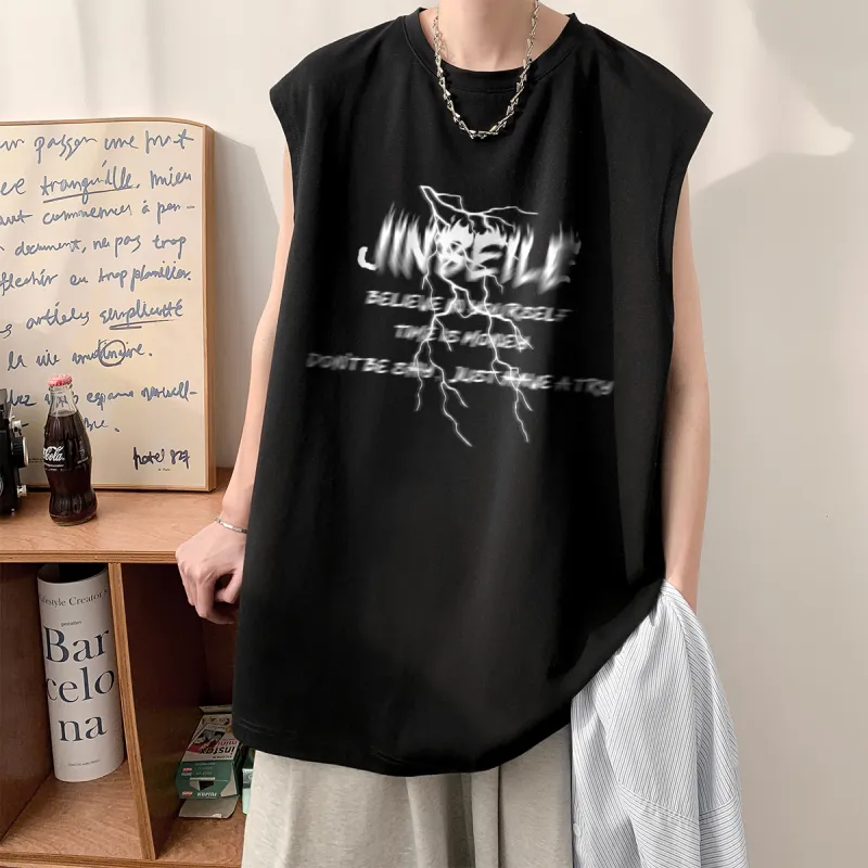 JINBEILE Tank Tops Unisex-2