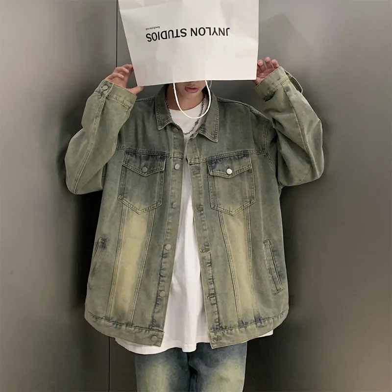 JINBEILE Denim Jackets Unisex-7