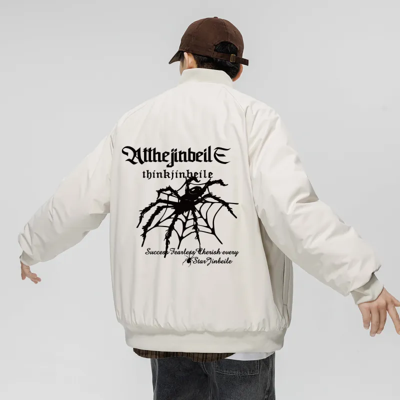 JINBEILE Jackets Coats Unisex Black-4