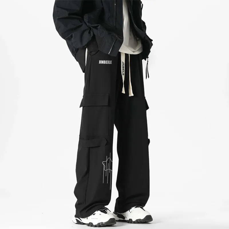 JINBEILE Cargo Pants Unisex-3