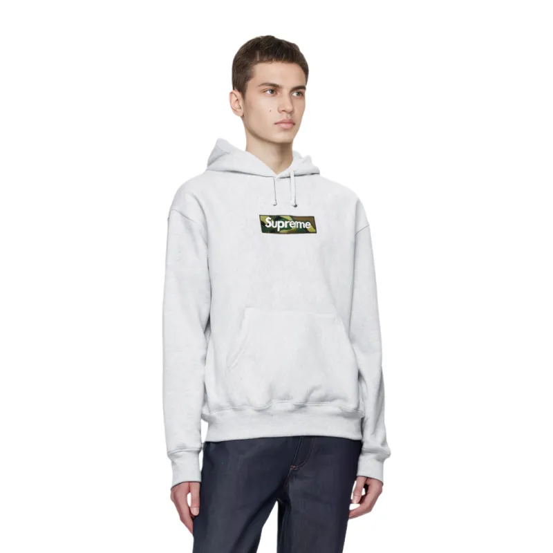 Supreme FW23 Fall/Winter Collection WEEK16 Box Logo Hooded Sweatshirt Unisex Gray-2