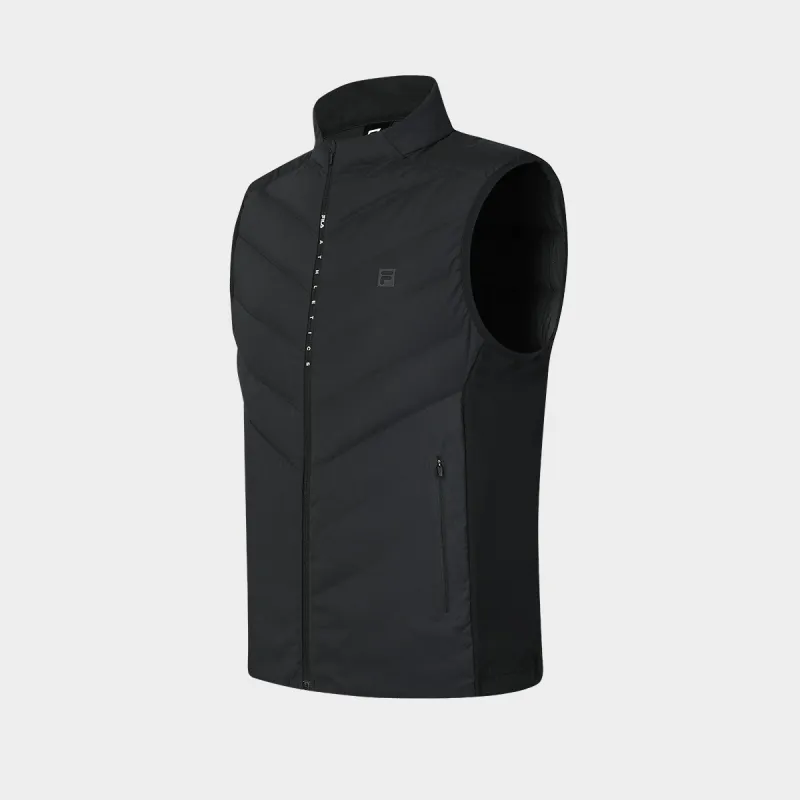 FILA Vest Men's Pitch Black With Free Necklace-1