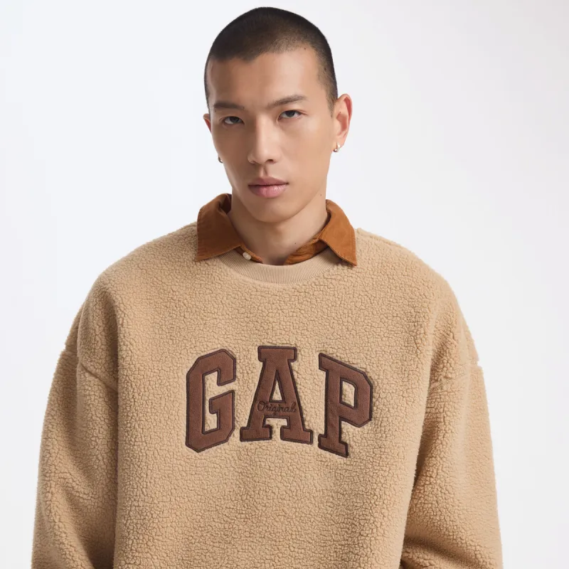 GAP Sweatshirt Unisex Light Brown-5