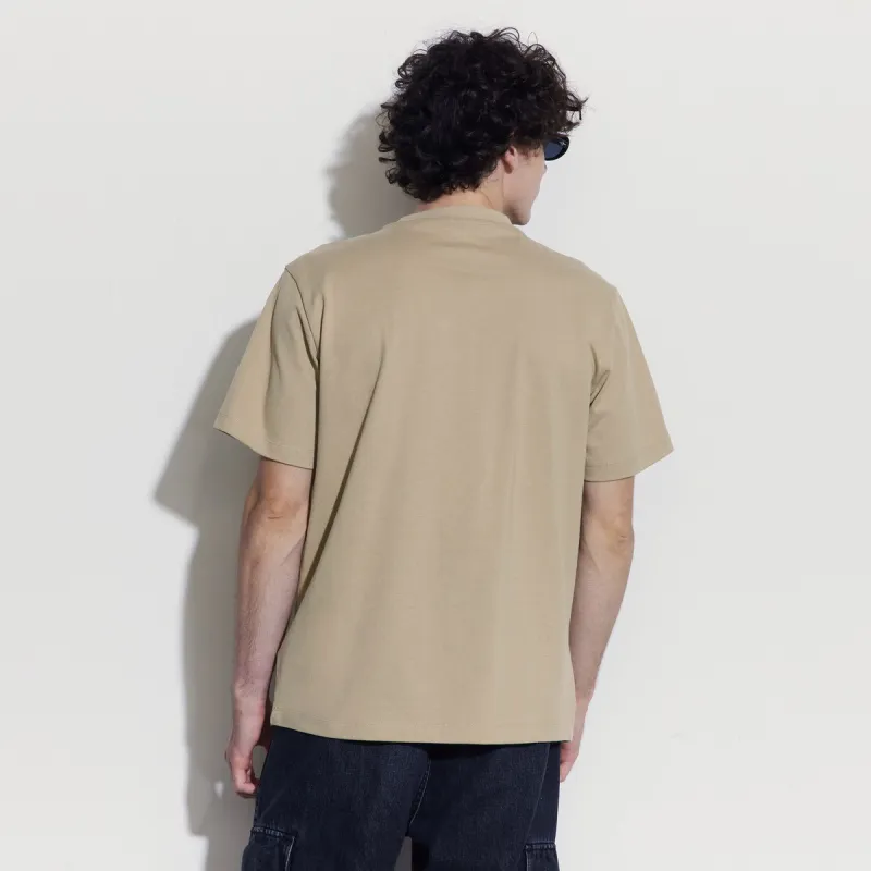 GAP T-Shirts Unisex Khaki+Necklace-5