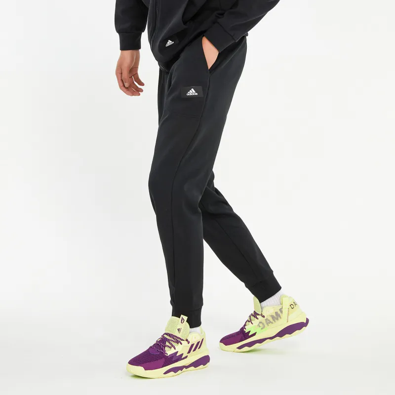 Adidas Knitted Sweatpants Men's Black-3