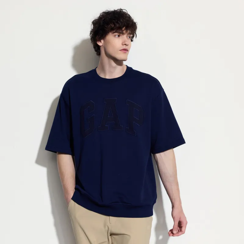 GAP T-Shirts Unisex Marine Blue+Necklace-3