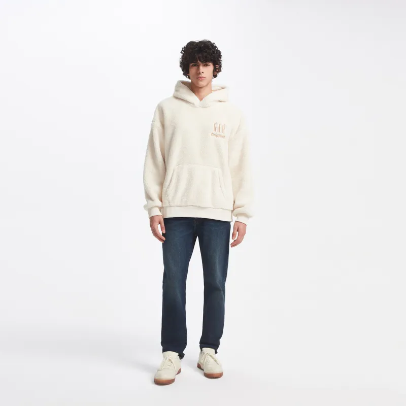 GAP Sweatshirts Unisex Beige+Necklace-6