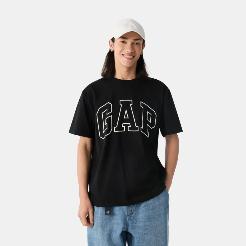 GAP T-Shirts Unisex Black+Necklace-3