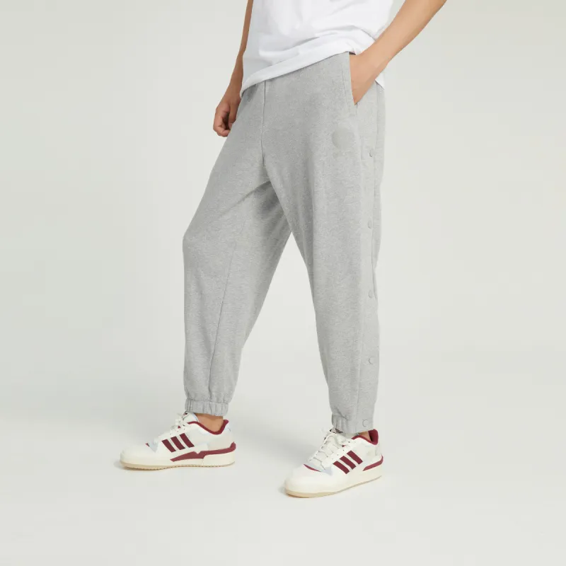 Adidas Knitted Sweatpants Men's Gray-4