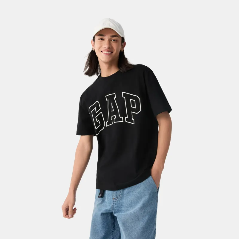 GAP T-Shirts Unisex Black+Necklace-4