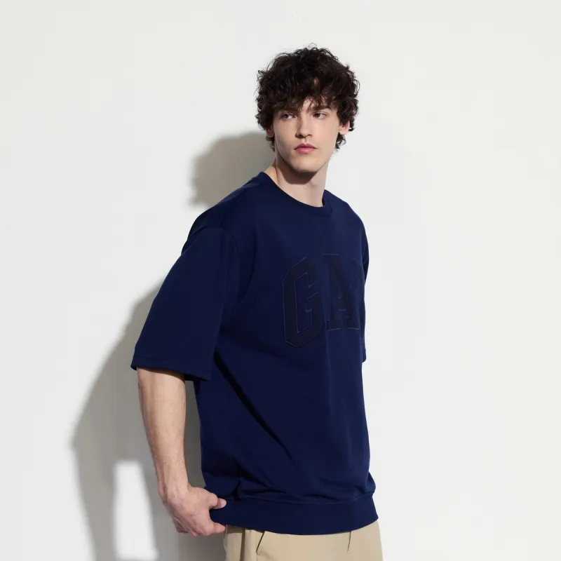 GAP T-Shirts Unisex Marine Blue+Necklace-4