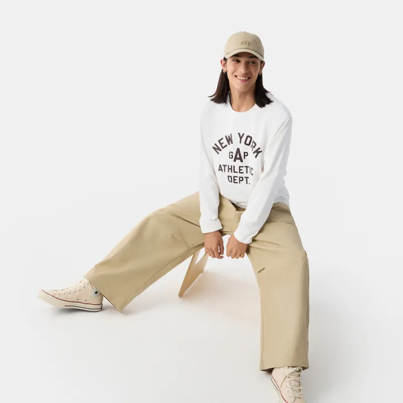 GAP T-Shirts Unisex White+Necklace-5