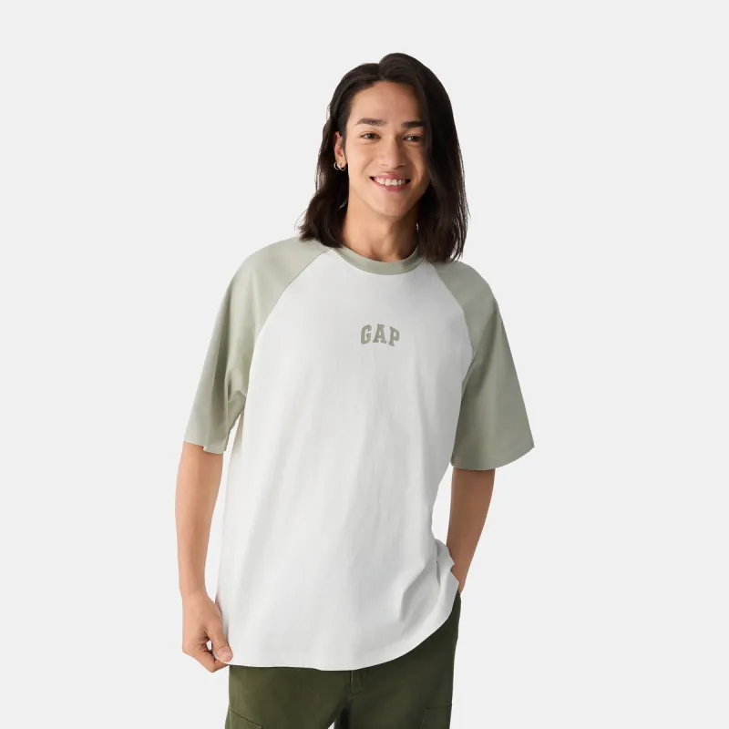 GAP T Shirt Unisex Light Green+Necklace-3