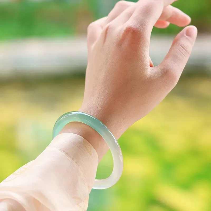 YUDI Jade Bangles Unisex-5