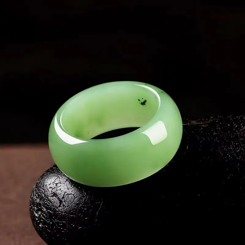 YUDI Hetian Jade Rings Jasper Unisex-3