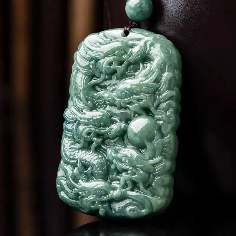 YUDI Glutinous Jade Jadeite Necklaces Unisex-4