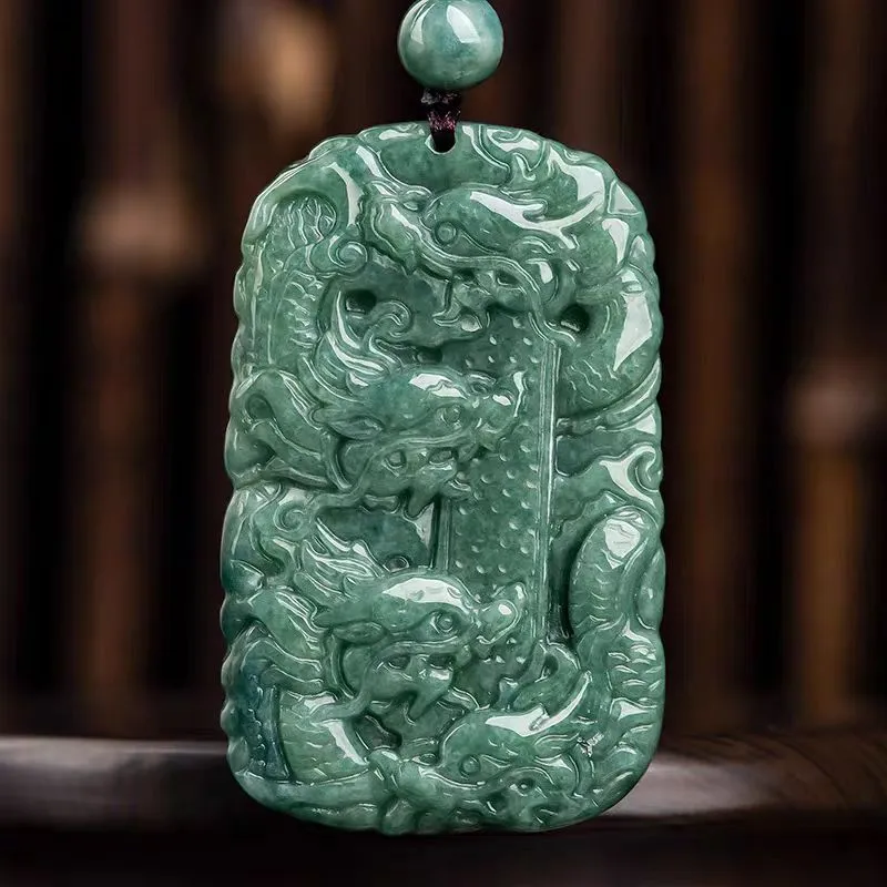 YUDI Glutinous Jade Jadeite Necklaces Unisex-3
