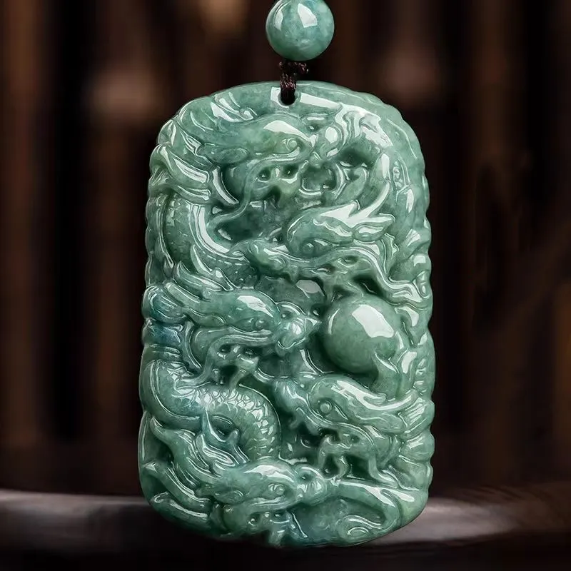 YUDI Glutinous Jade Jadeite Necklaces Unisex-2