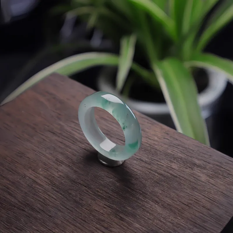 YUDI Jade Rings Unisex-3