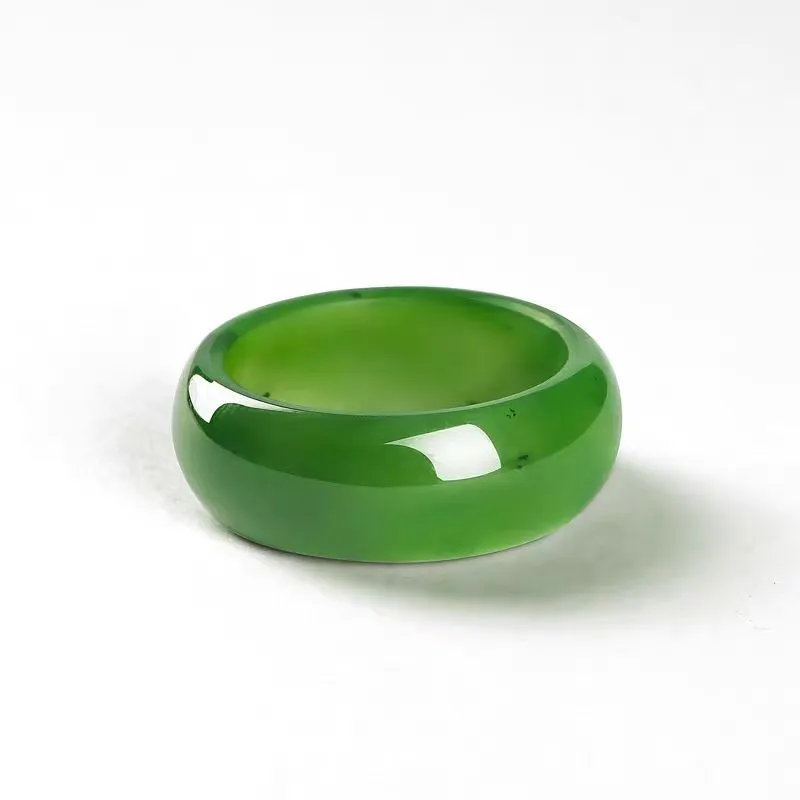 YUDI Hetian Jade Rings Jasper Unisex-5
