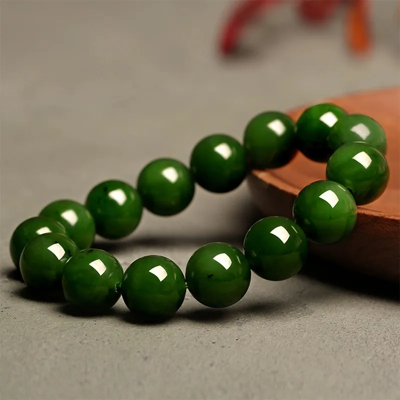 YUDI Hetian Jade Bracelets Jasper Unisex-3