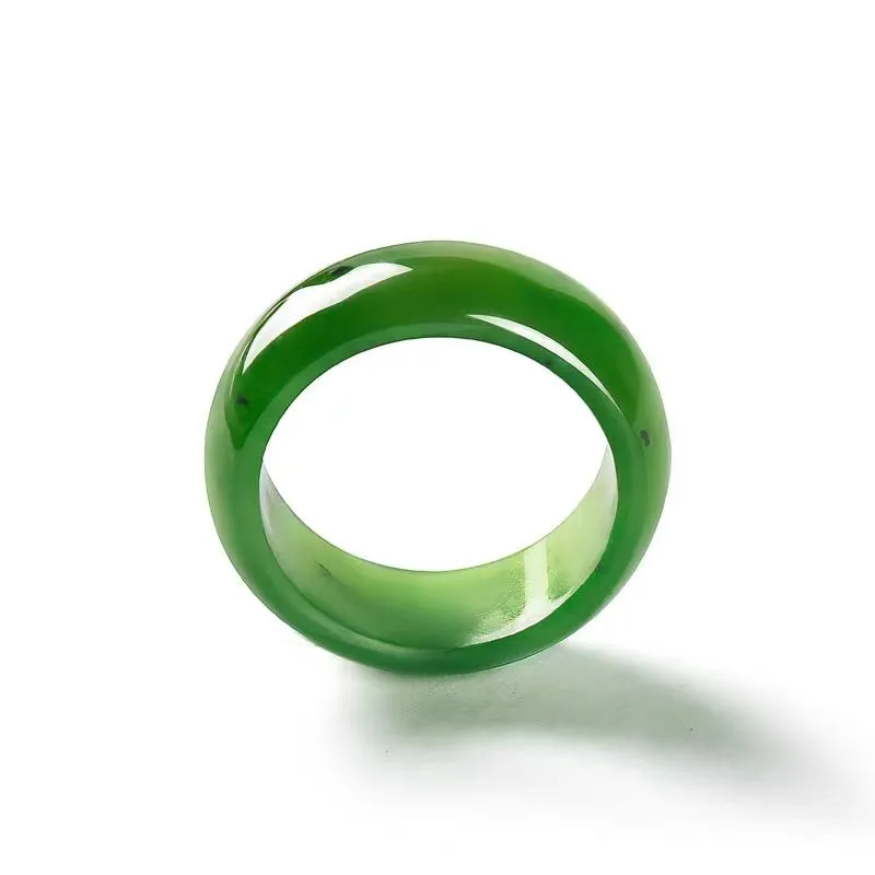 YUDI Hetian Jade Rings Jasper Unisex-4