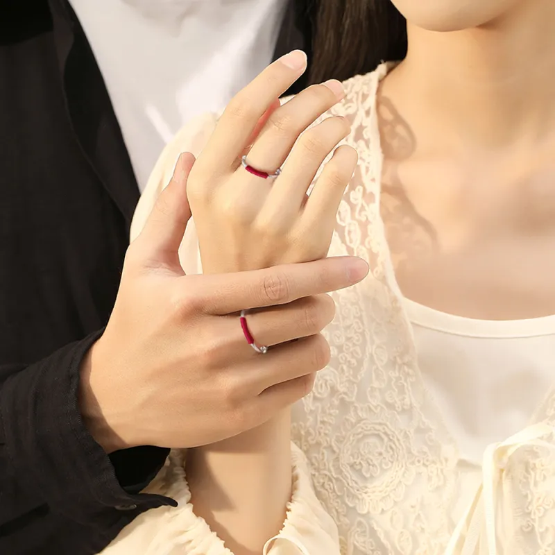 Love Hengxin Sterling Silver Rings Unisex-2