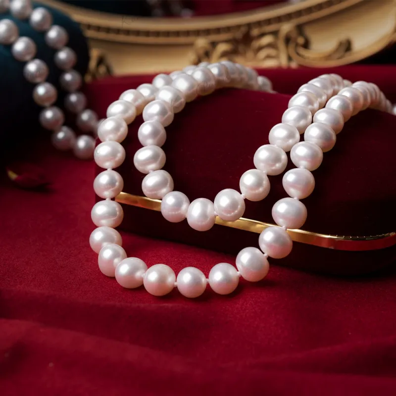 Love Hengxin Pearl Necklaces Unisex-3