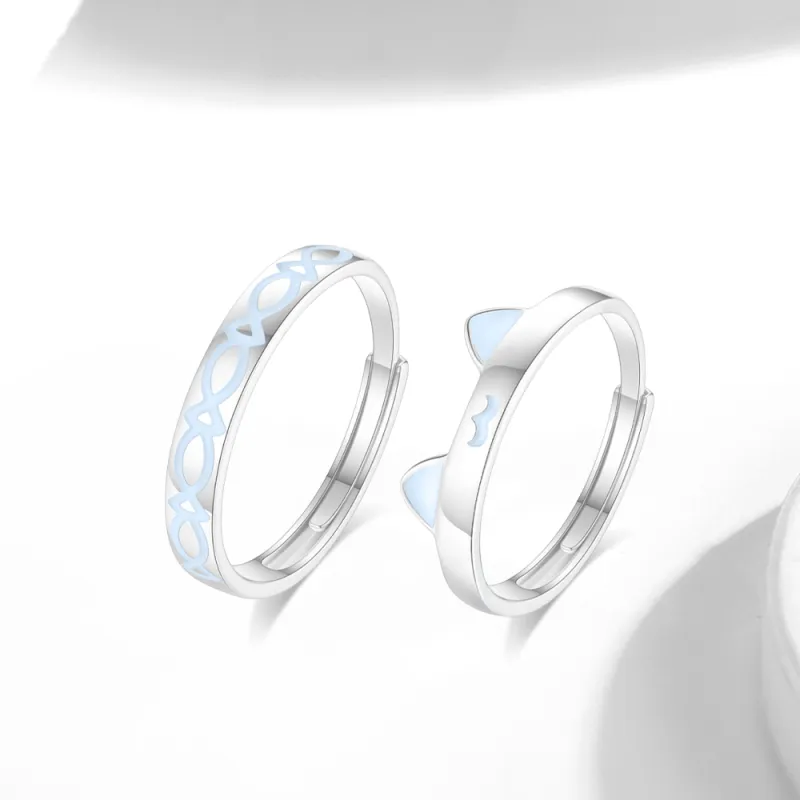 Love Hengxin Sterling Silver Rings Unisex-4