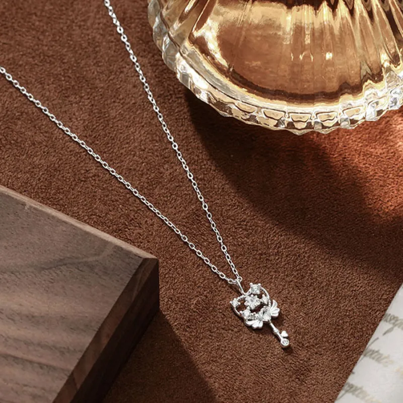 Love Hengxin 999 Fine Silver Necklaces Women's-3