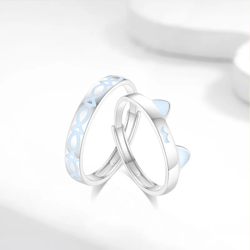 Love Hengxin Sterling Silver Rings Unisex-2