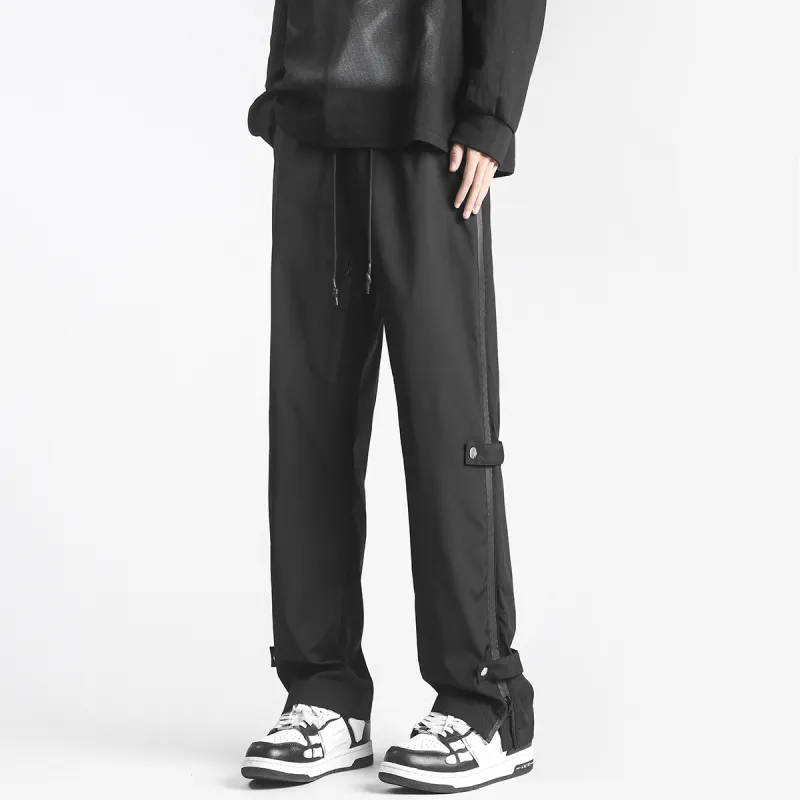 WELTER EXPERIMENT Casual Pants Unisex Classic Black-16