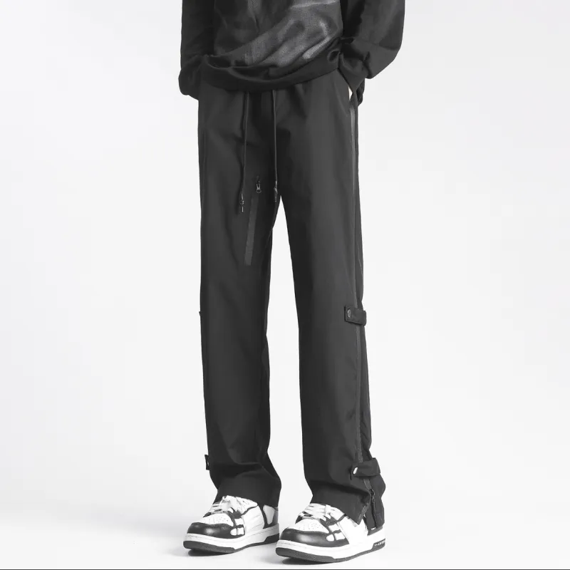 WELTER EXPERIMENT Casual Pants Unisex Classic Black-13