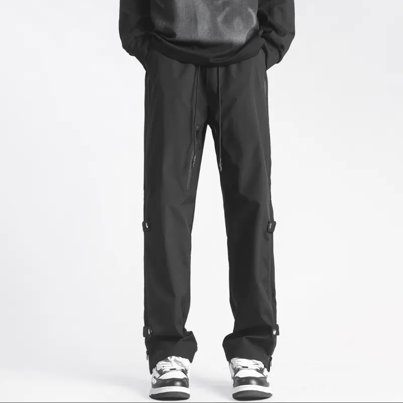 WELTER EXPERIMENT Casual Pants Unisex Classic Black-14