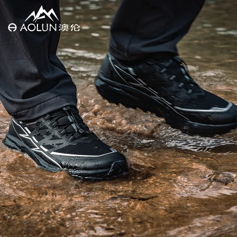 Auron Anti-Slip And Wear-Resistant Water-Resistant Low-Top Hiking Shoes Men's-1