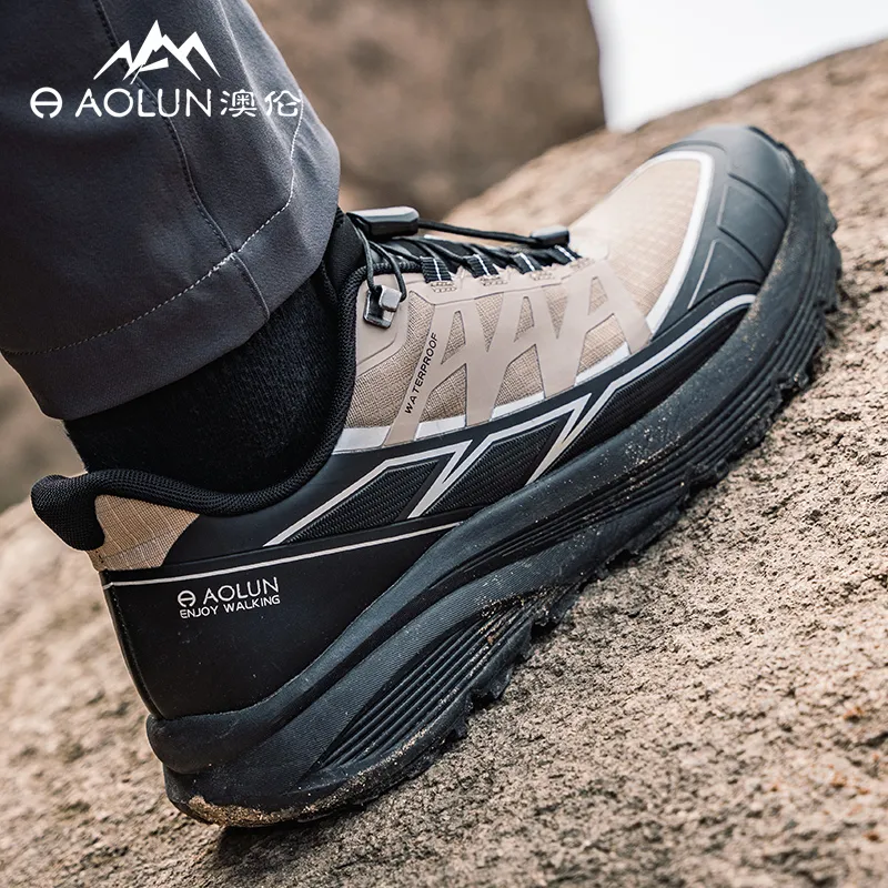 Auron Anti-Slip And Wear-Resistant Water-Resistant Low-Top Hiking Shoes Men's-7