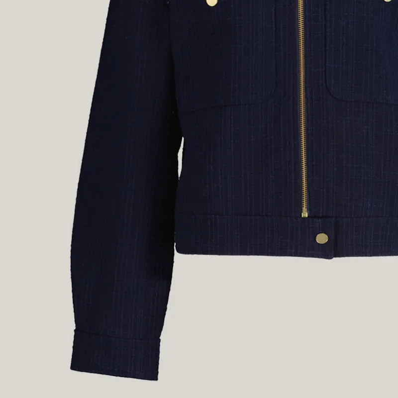 GANT Jackets Women's 433 Night Blue-3