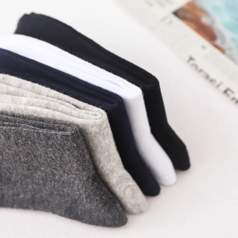 NOME Mid Calf Socks Men Multicolor Basic Mixed Color-5