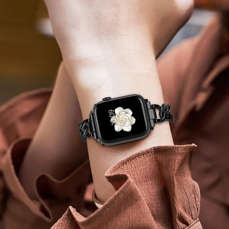 XINGYAAN Apple Compatibility Watch Band Metal-4