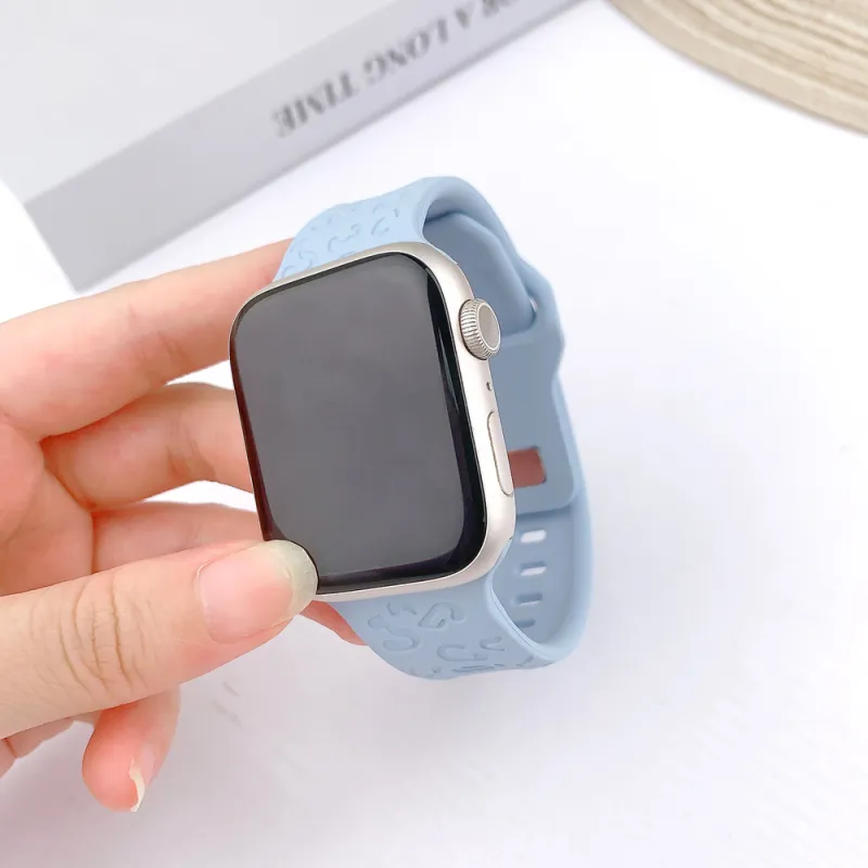 XINGYAAN Apple Compatibility Watch Band 38 49mm Silicone Material-11