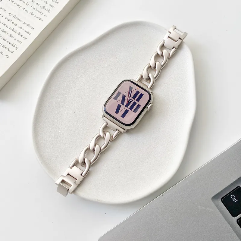 XINGYAAN Apple Compatibility Watch Band Metal-12