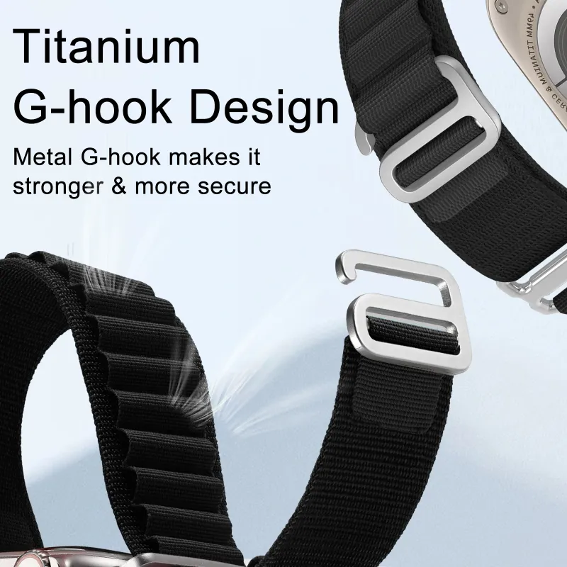 XINGYAAN Watch Band Apple Compatibility Nylon Material-5
