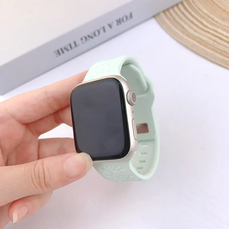 XINGYAAN Apple Compatibility Watch Band 38 49mm Silicone Material-5