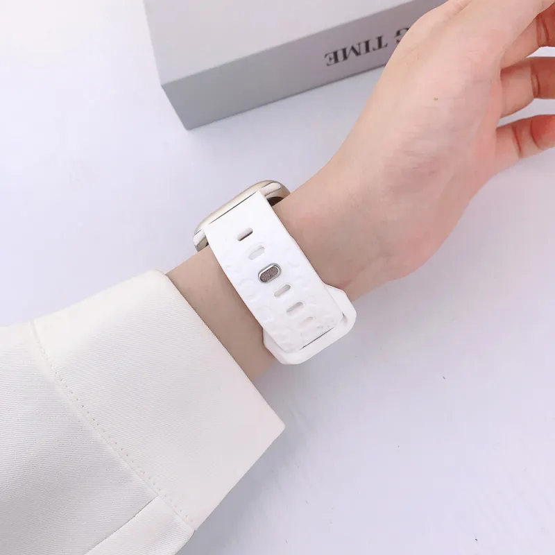 XINGYAAN Apple Compatibility Watch Band 38 49mm Silicone Material-1