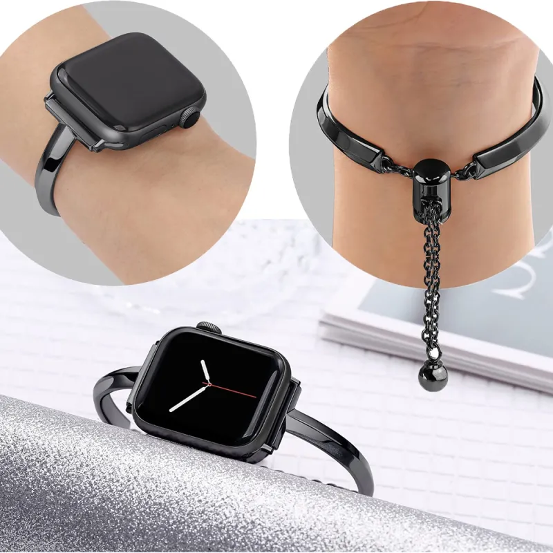 XINGYAAN Watch Band Apple Compatibility Metal-6